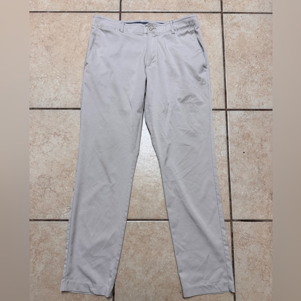 PGA Tour Men’s Golf Pants Size 32x32 | Light Tan Beige | Stretch Comfort Fit